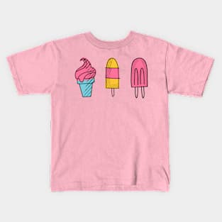 Retro Popsicles Kids T-Shirt